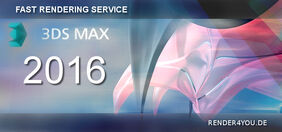 3DS Max 2016 now supported by Render4You
